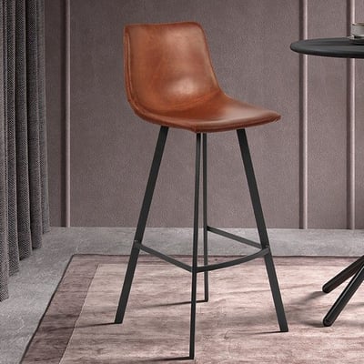 Barstoel Ozan 88cm  - cognac