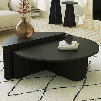 Salontafel Woody Fashion | 90 x 60 x 30 | Zwart