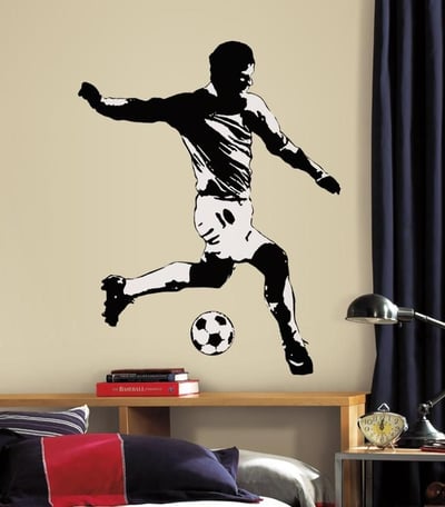 RoomMates muurstickers - Voetbalspeler RoomMates muurstickers - Voetbalspeler