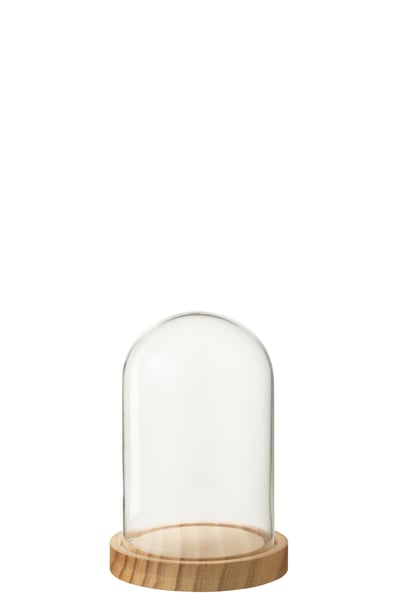 Decoratieve stolp glas naturel small