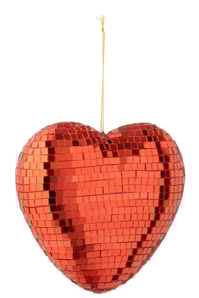 Hanger spiegel hart schuim rood