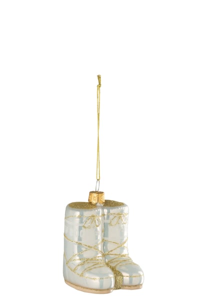 Hanger moon boots glas wit