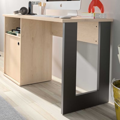 Bureau Dean 120cm industrieel - kastanje Bureau Dean 120cm industrieel - kastanje