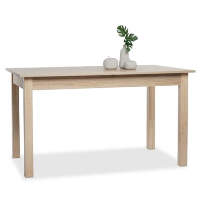 Uitschuifbare eettafel Coburg 140/180 - eik Uitschuifbare eettafel Coburg 140/180 - eik