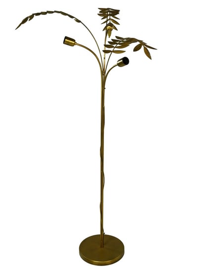 Staande lamp palmboom - 60x75x150cm - goudkleurig metaal Staande lamp palmboom - 60x75x150cm - goudkleurig metaal