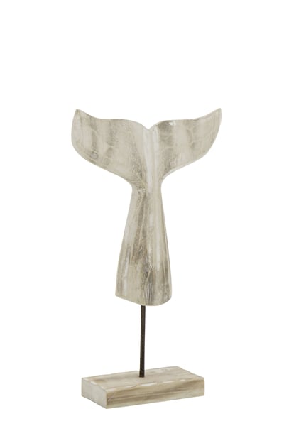 Walvis staart witgewassen paulowniahout naturel large