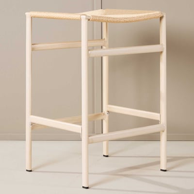 Barkruk Polly - Rotan - 40x66x45 cm - Beige