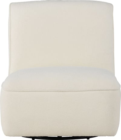 Loungestoel My Venture Design - Polyester Bouclé - 88x80x71 cm - Wit