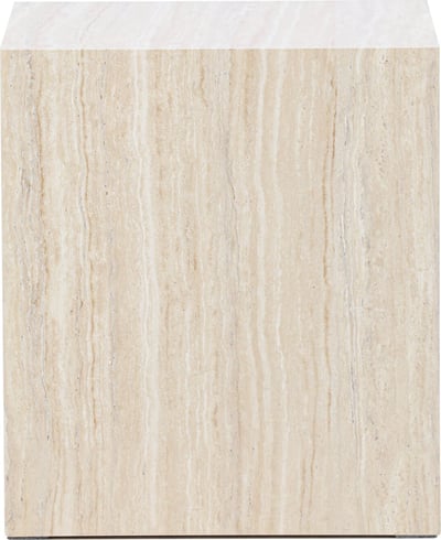 Salontafel York Venture Design - MDF Travertijnlook - 40x40x45 cm - Beige