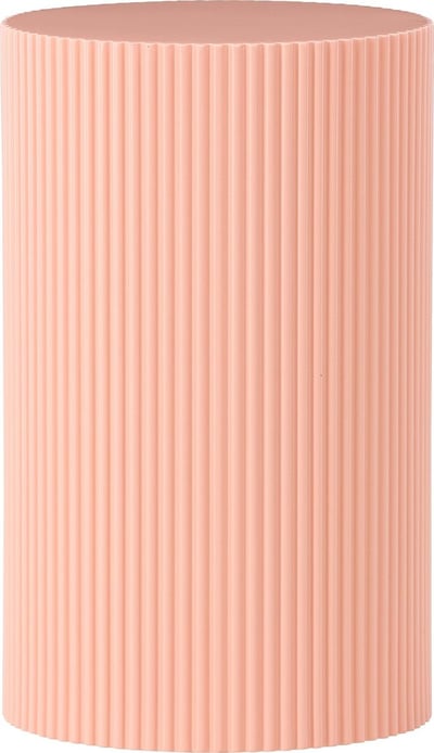 Bijzettafel Lenox Venture Design - MDF - ⌀30,5x50 cm - Perzik