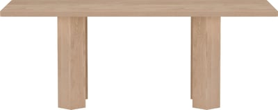 Rechthoekige eettafel Lillehammer Venture Design - MDF nature 200x90 cm