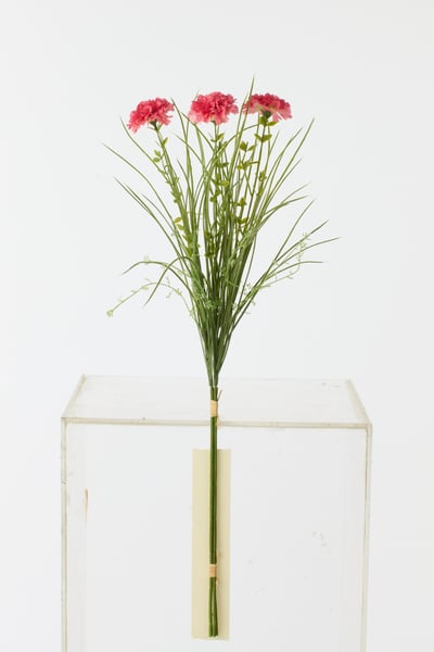 Bundel van 3 anjer textiel fuchsia