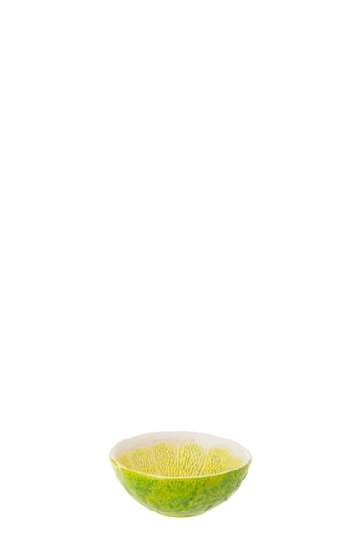 Schaal limoen dolomiet groen/wit
