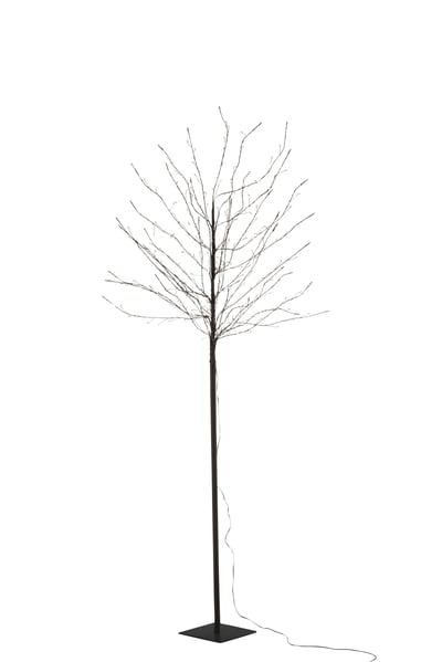 Boom kaal+led metaal zwart large