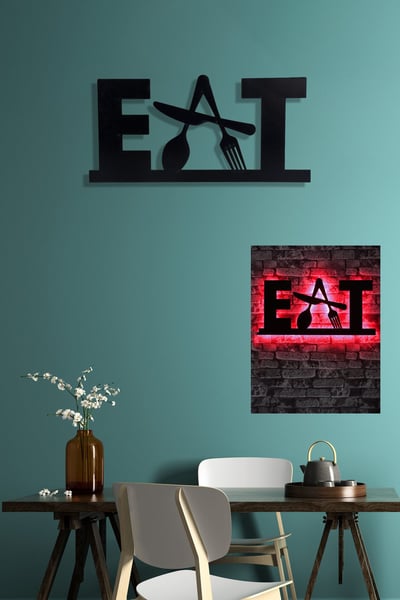 Firewood Decoratieve ledverlichting | Rood | 34 x 72 cm