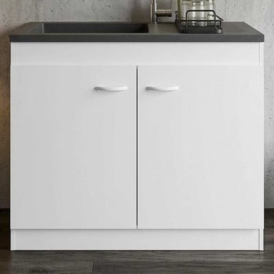 Onderkast voor spoelbak 2 deuren (100cm)