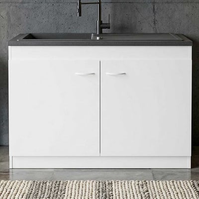 Onderkast voor spoelbak 2 deuren (120cm)