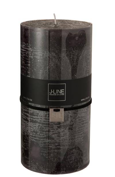 Cilinderkaars zwart/bruin xxl cm-150u