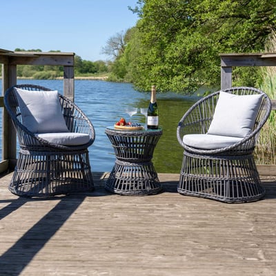 Loungeset Natal - met kussens - grijs