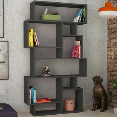 Karmato Boekenplank | 100% MELAMINE | Antraciet
