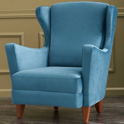 Lola Wing Chair | BEUKENHOUT | Turquoise Lola Wing Chair | BEUKENHOUT | Turquoise