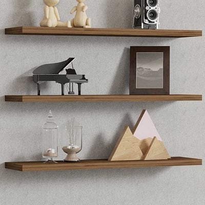 Boss Wandplank | 100% MELAMINE | Walnoot