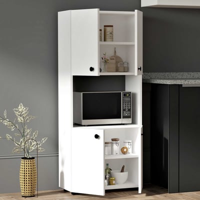 Keukenkast | Melaminegecoat | Wit Keukenkast | Melaminegecoat | Wit