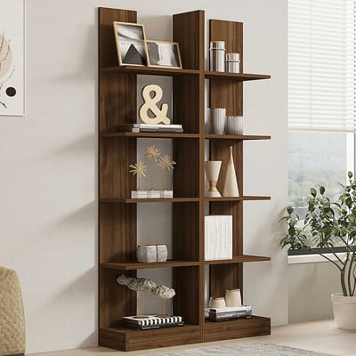 Wandrek Woody Fashion | 100 x 25,8 x 187 cm | Walnut Brown Wandrek Woody Fashion | 100 x 25,8 x 187 cm | Walnut Brown