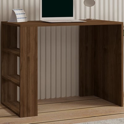 Bureau Cool - 100% MELAMINE - Walnoot - 90 x 70 x 50 cm
