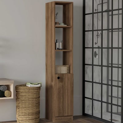 Modern Walnut Badkamermeubel - 100% Melaminegecoat Spaanplaat