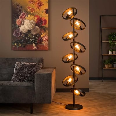 Staande Lamp Charles-Charcoal Staande Lamp Charles-Charcoal