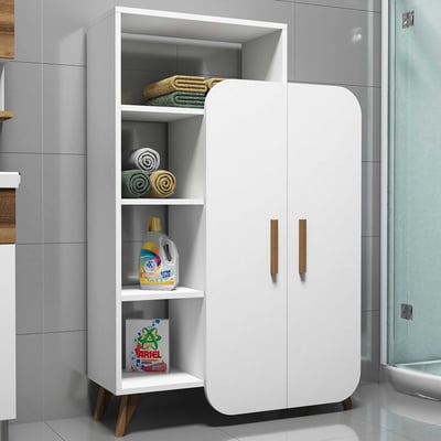 Form Boekenkast | 100% MELAMINE | Wit Form Boekenkast | 100% MELAMINE | Wit