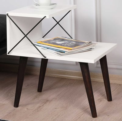 Cross Nachtkastje | 100% MELAMINE | Wit