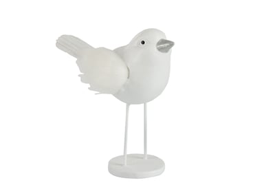 Vogel poly/imitatiebont wit large Vogel poly/imitatiebont wit large