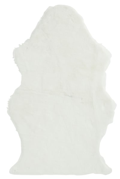 Vloermat schaap nepbont wit