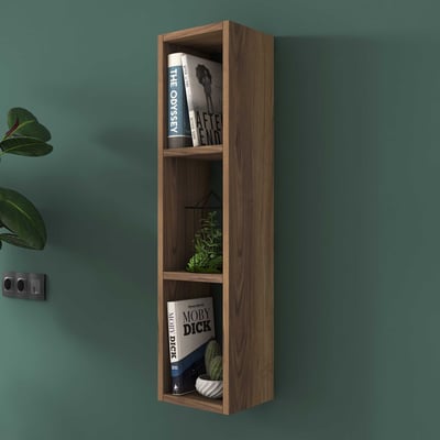 Locelso Wandplank | Walnoot Afwerking | 22 Breedte Locelso Wandplank | Walnoot Afwerking | 22 Breedte