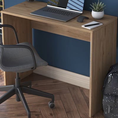 Bureau HA114 - 100% MELAMINE - Walnoot - 90 x 73 x 40 cm