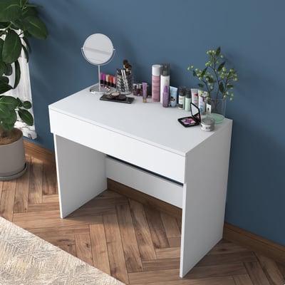 Bj104 Make-uptafel | 100% MELAMINE | Wit