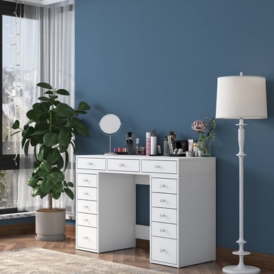 BJ106 Make-uptafel | 100% MELAMINE | Wit