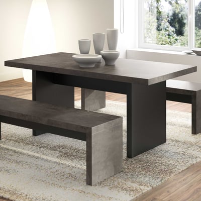 Eettafel Delta 160x80cm - betonlook