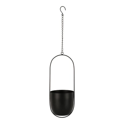 Zwart metalen hangende plantenbak - Celle.