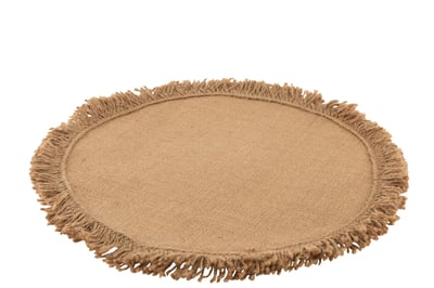 Onderlegger jute naturel