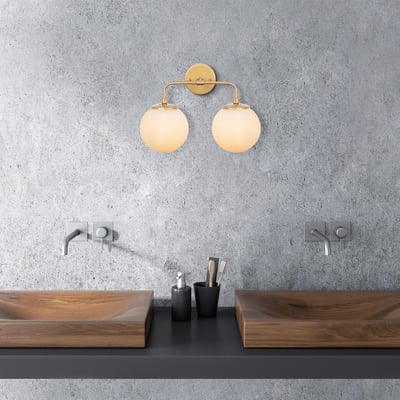 Fulgor Wandlamp | Metalen Behuizing | Glazen Kap | Gouden Kleur Fulgor Wandlamp | Metalen Behuizing | Glazen Kap | Gouden Kleur