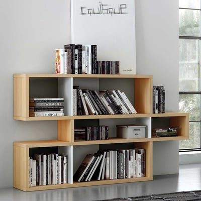 Boekenkast Lisbon | 156 x 34 x 100 cm | Bruin Boekenkast Lisbon | 156 x 34 x 100 cm | Bruin