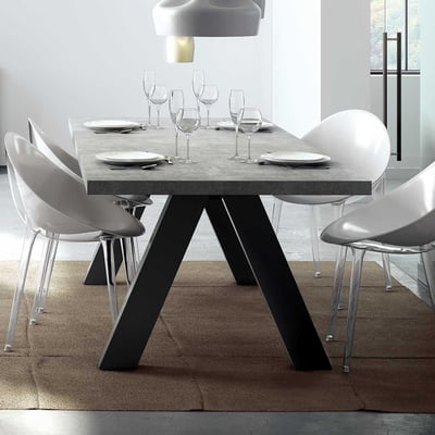 Eettafel Alex 200x100cm - betonlook Eettafel Alex 200x100cm - betonlook