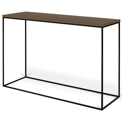 Sidetable Gleam 120cm - walnoot/staal Sidetable Gleam 120cm - walnoot/staal