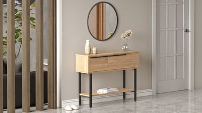 Woody Fashion Dressoir | 100% Melamine Gecoat | Noten Kleur Woody Fashion Dressoir | 100% Melamine Gecoat | Noten Kleur
