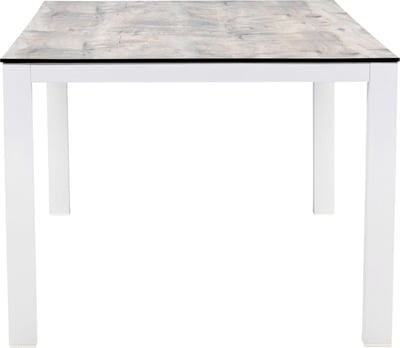 Rechthoekige eettafel Llama Venture Design - Aluminium & Grijs HPL - 205x100 cm