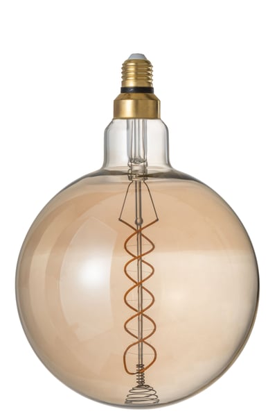 Ledlamp smokey g200 double spiral e27