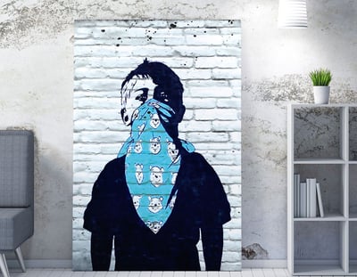 Barnes Decoratief canvas schilderij | 50% KATOEN / 50% POLYESTER | 50 x 70 cm